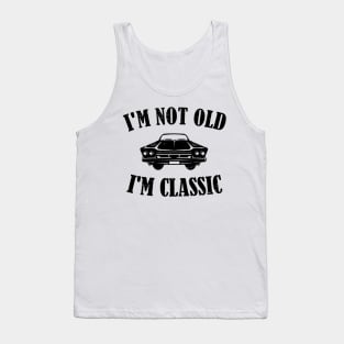 Vintage Men's I'm Not Old i'm Classic Car T-shirt Crusher Tee Tank Top